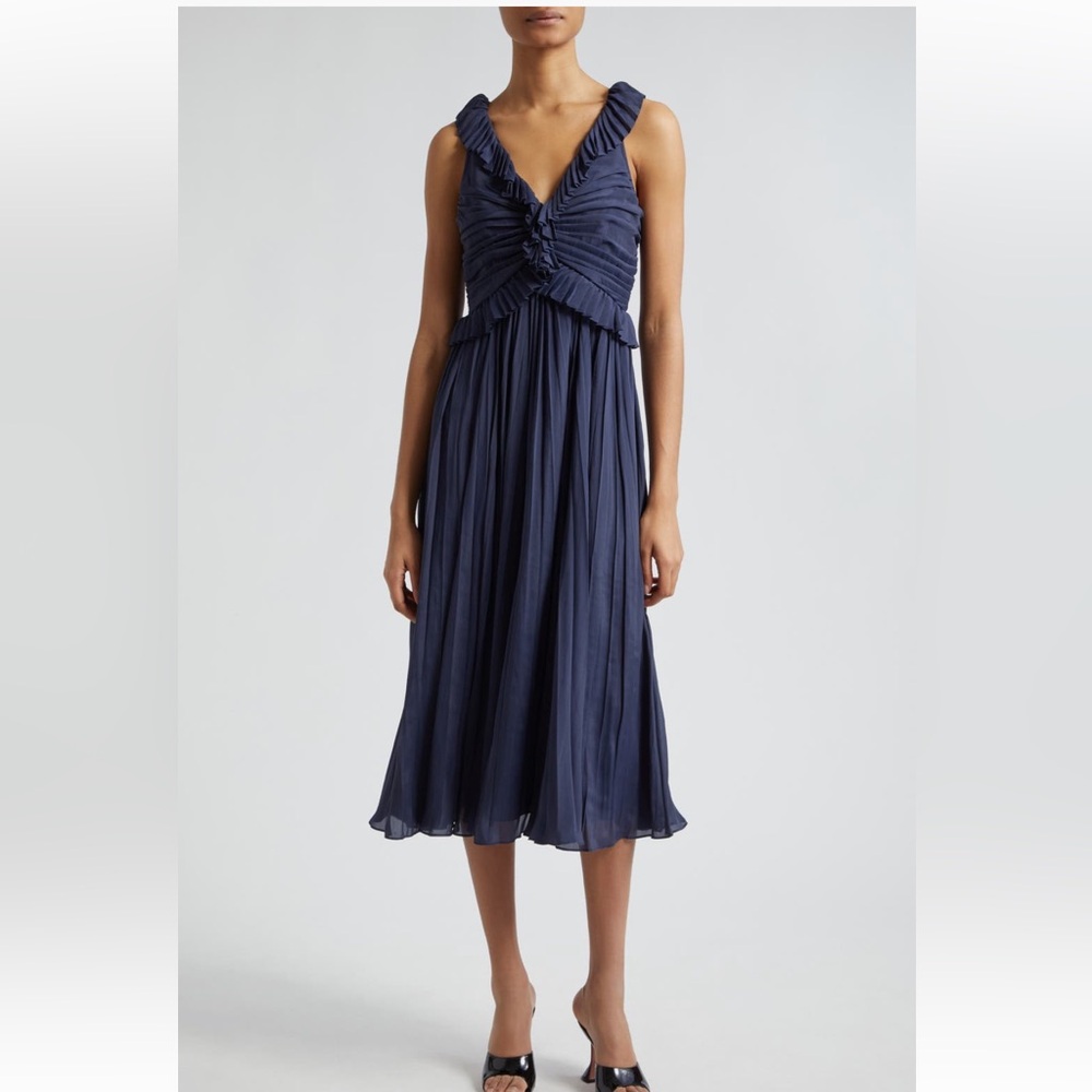cinq a sept Navy Calloway Dress